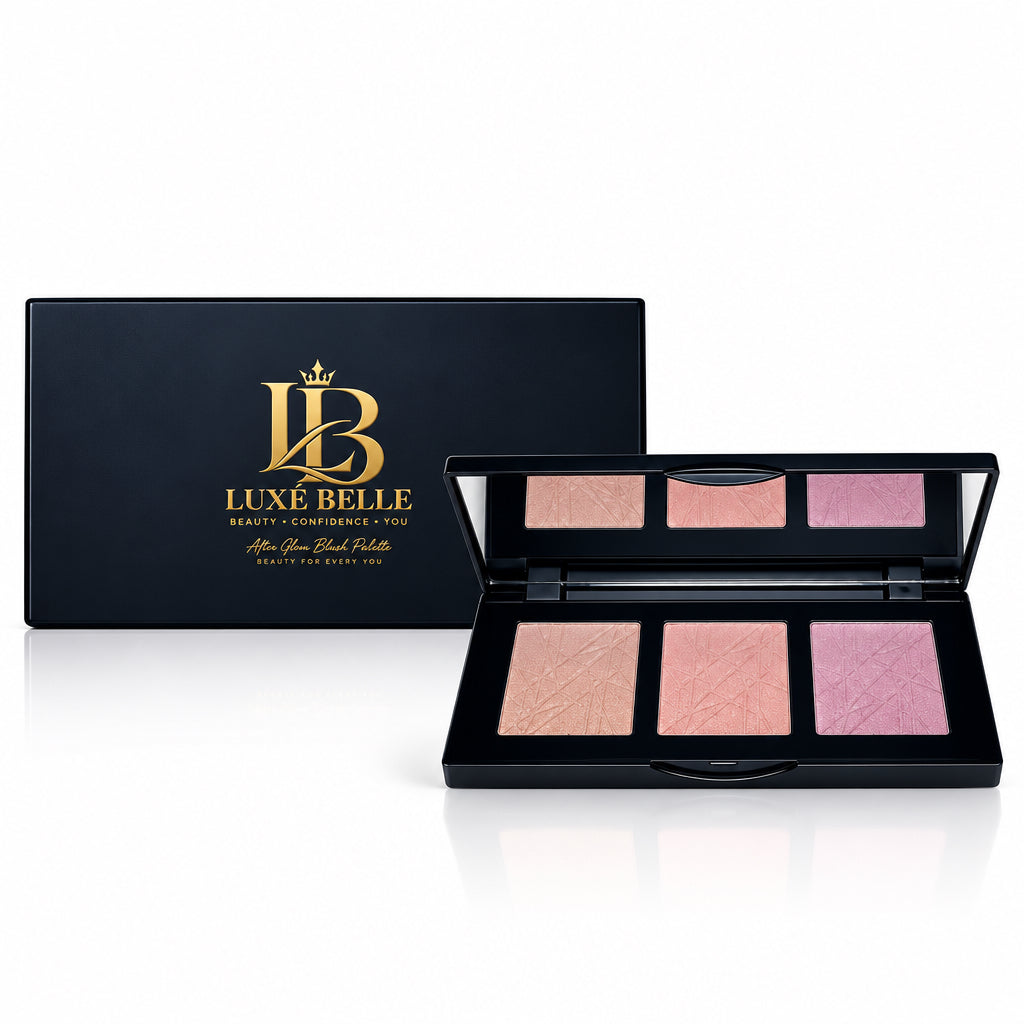 LUXÉ BELLE Blush Palette - Kissable luxury product photo